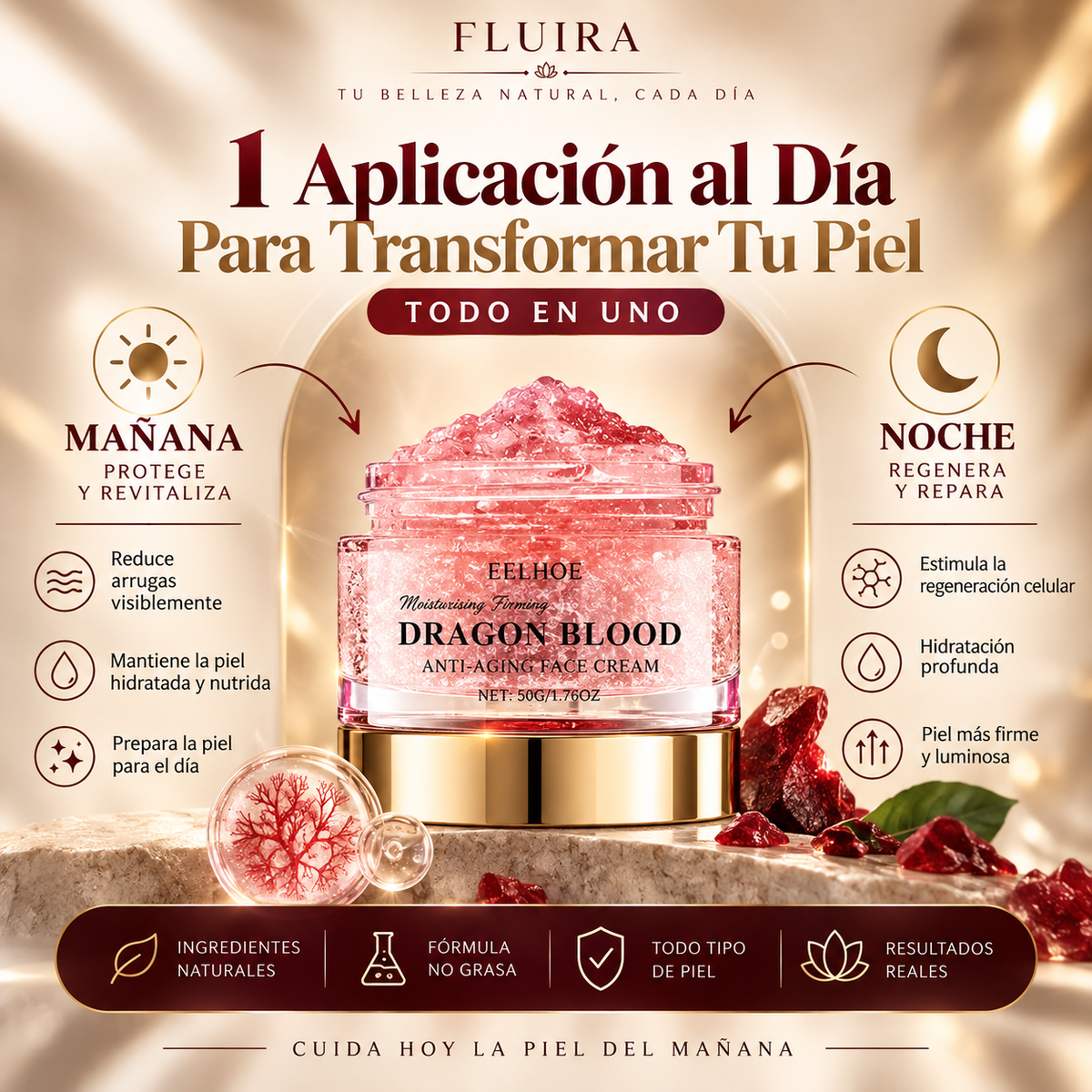 DRAGON BLOOD™ Crema hidratante antienvejecimiento