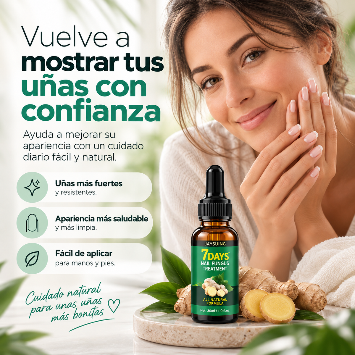 NAILVIA™ – Aceite Reparador para Uñas Dañadas y Amarillentas