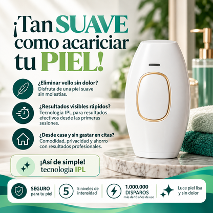 DepiLaser Pro™ | Depiladora IPL de Luz Pulsada