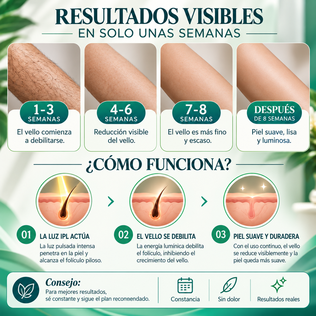 DepiLaser Pro™ | Depiladora IPL de Luz Pulsada