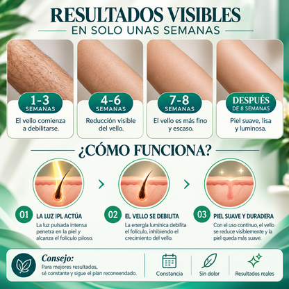 DepiLaser Pro™ | Depiladora IPL de Luz Pulsada